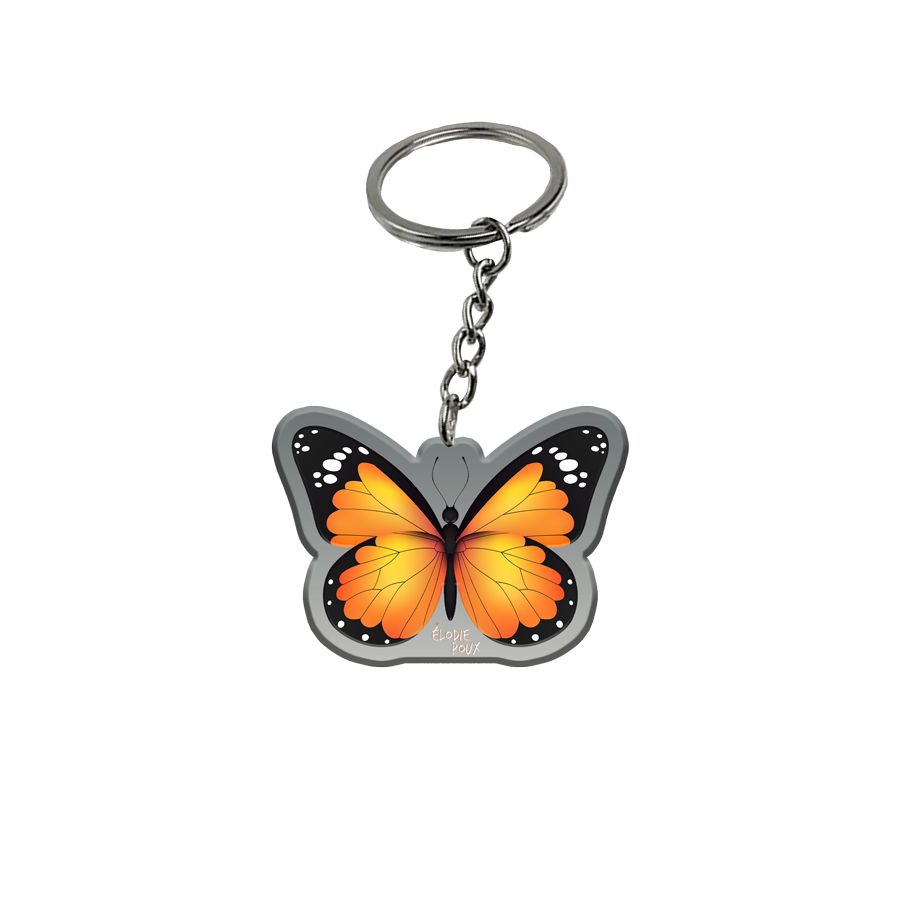 Porte-cles Papillon